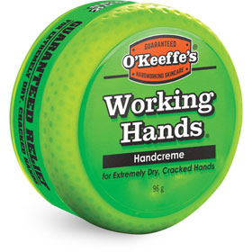 OKeeffes Working Hands Hautschutzcreme speziell für Handwerker mit rauen und rissigen Händen