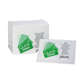 Wundversorgung Pflaster PLUM QuickClean Wundreinigungstücher