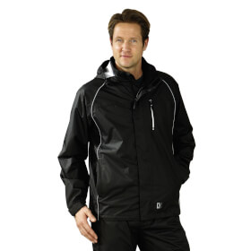 Regenschutzkleidung Regenjacken PLANAM Regenjacke Monsun, schwarz,