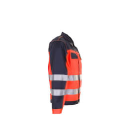 Warnschutzkleidung Warnschutzjacken PLANAM Warnschutz-Bundjacke, orange-marine