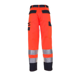 Warnschutzkleidung Warnschutzhosen PLANAM Warnschutz-Bundhose, orange-marine