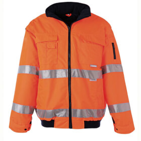 Warnschutzkleidung Warnschutzjacken PLANAM Warnschutz - Pilotenjacke, orange, 