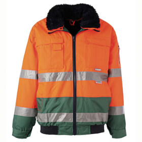 Warnschutzkleidung Warnschutzjacken PLANAM Warnschutz - Comfortjacke, orange - grn