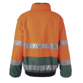 Warnschutzkleidung Warnschutzjacken PLANAM Warnschutz-Comfortjacke, orange-grün