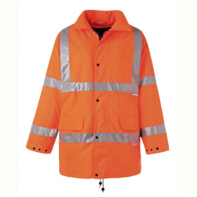 Warnschutzkleidung Warnschutzjacken PLANAM Warnschutz - Parka, orange, 