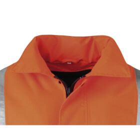 Warnschutzkleidung Warnschutzjacken PLANAM Warnschutz-Parka, orange-marine,
