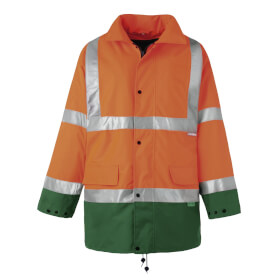 Warnschutzkleidung Warnschutzjacken PLANAM Warnschutz - Parka, orange - grn, 