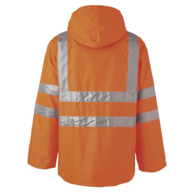 Warnschutzkleidung Warnschutzjacken PLANAM Warnschutz-Regenjacke, orange