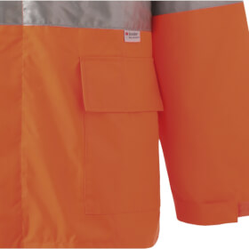 Warnschutzkleidung Warnschutzjacken PLANAM Warnschutz-Regenjacke, orange