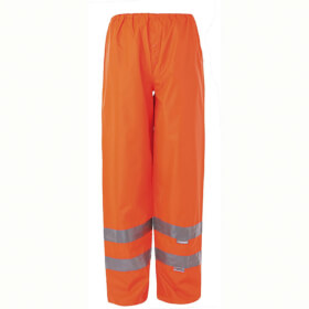 Warnschutzkleidung Warnschutzhosen PLANAM Warnschutz - Regenhose, orange