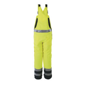 Warnschutzkleidung Warnschutzhosen PLANAM Warnschutz-Latzhose Winter, gelb-marine,