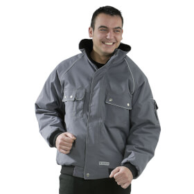 Arbeitsjacken Winterjacken PLANAM Winterjacke passend zu Canvas 320, grau-schwarz,