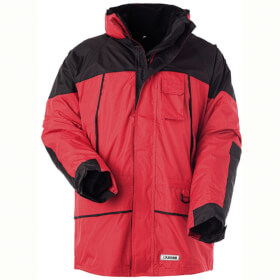 Kälteschutzkleidung Kälteschutzjacken PLANAM Jacke TWISTER, rot - schwarz, 