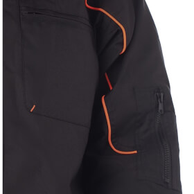 Kälteschutzkleidung Kälteschutzjacken PLANAM Jacke PIPER, schwarz-orange,