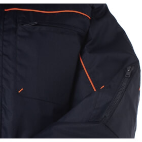 Klteschutzkleidung Klteschutzjacken PLANAM Jacke PIPER, marine-orange,