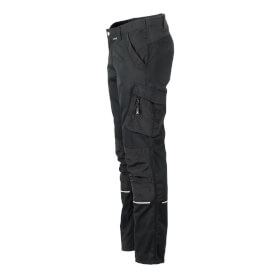Planam Bundhose Norit schwarz aus hochwertigem Stretchgewebe für optimale Bewegungsfreiheit