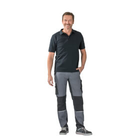 Planam Bundhose Norit grau-schwarz aus hochwertigem Stretchgewebe für optimale Bewegungsfreiheit