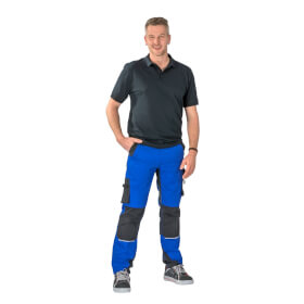 Planam Bundhose Norit blau-schwarz aus hochwertigem Stretchgewebe für optimale Bewegungsfreiheit