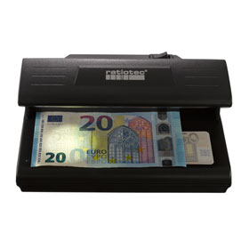 ratiotec Soldi 185 Geldscheinprfgert fr Banknoten und (Reise-)Dokumente mit UV-Merkmalen