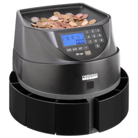 ratiotec coinsorter CS 250 Mnzzhl - und Sortiermaschine Wert - und Stckzhlung aller Euro - Mnzen,  Sortier -  und Bndelfunktion