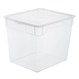 rothopro Clearbox Aufbewahrungsbox mit Deckel Fassungsvermgen: 31, 0 l