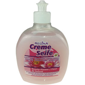 REGINA Cremeseife Beauty Flower Spenderflasche