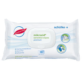 Schülke mikrozid sensitive wipes Desinfektionstücher zur Desinfektion von sensiblen Medizinprodukten und Flächen