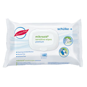 Schülke mikrozid sensitive wipes Desinfektionstücher zur Desinfektion von sensiblen Medizinprodukten und Flächen