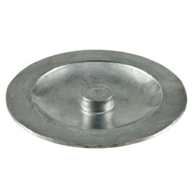 Markierungsnägel Aluminium, zum Aufkleben, ohne Reflexlinsen,