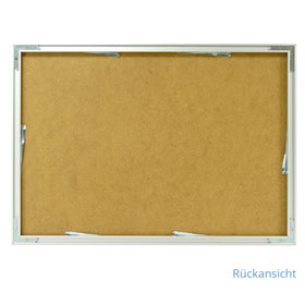 Rahmen für Flucht- und Rettungspläne stabile Ausführung aus Aluminium, Format: DIN A3