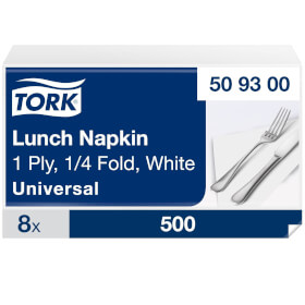 Tork 10300 Lunchserviette Wei Universal 1 - lagig