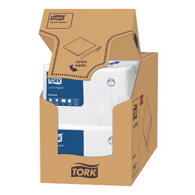 Tork 10300 Lunchserviette Wei Universal 1-lagig