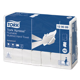 Tork 129089 Xpress schnellauflsende Multifold Handtcher Advanced 2-lagig fr Spendersystem H2