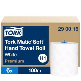 Tork 290016 Matic weiches Rollenhandtuch Premium 2 - lagig fr Spendersystem H1