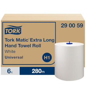 Tork 290059 Matic extra - langes Rollenhandtuch Universal 1 - lagig fr Spendersystem H1