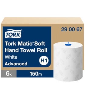 Tork 290067 Matic weiches Rollenhandtuch Advanced Advanced 2 - lagig fr Spendersystem H1