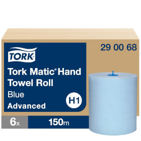 Tork 290068 Matic blaues Rollenhandtuch Advanced 2 - lagig fr Spendersystem H1