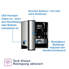 Tork 460001 Matic Sensorspender fr Rollenhandtcher Spendersystem H1 im Image Line Design