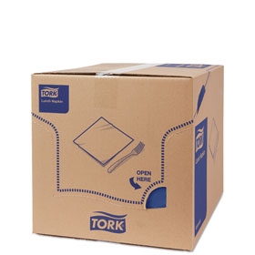 Tork 477412 Soft Lunchservietten Dunkelblau Advanced 3-lagig viertelgefaltet