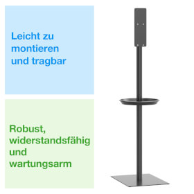 Tork 511060 Desinfektionssäule zur Montage von Desinfekions - und Seifenspendern