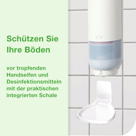 Tork 511062 Tropfschutz für Seifen- und Desinfektionsmittelspender Bodenschutz zur Montage unter Seifenspendern