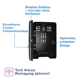 Papierhandtuchspender Tork Xpress Spender fr Multifold Handtcher im Elevation Design,