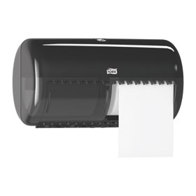 Toilettenpapierspender Tork Spender für Kleinrollen Toilettenpapier im Elevation Design, 