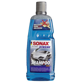 sonax xtreme Shampoo 2 in 1, Reinigung von lackierten Oberflächen, Metall,  Kunststoff und Gummi, 