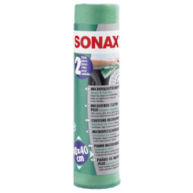 sonax Microfaser Tücher Plus Innen & Scheibe, zur einfachen Reinigung von Glas, Spiegeln und Kunststoff, 