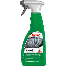 sonax 02922410 SmokeEx Geruchskiller & Frische - Spray befreit Textilien von Gerüchen wie Tierausdünstungen und Zigarettenrauch