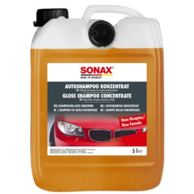 sonax AutoShampoo Konzentrat reinigt alle Lack - , Gummi - , Kunststoff - ,  Vinyl -  und Glasflächen