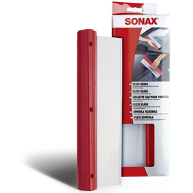 sonax FlexiBlade Silikon - Wasserabzieher blitzschnelles Trocknen von nassen Flächen bei maximaler Oberflächenschonung