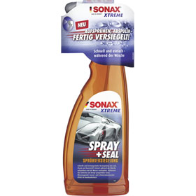 sonax xtreme Spray+Seal Sprühversiegelung verbessert die Farbtiefe der Lackoberfläche und bringt spiegelnden Glanz