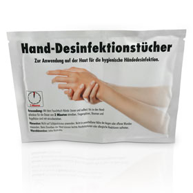 XXL-Händedesinfektionstücher ideal für unterwegs und universell einsetzbar